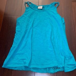 Teal zara kids tank top